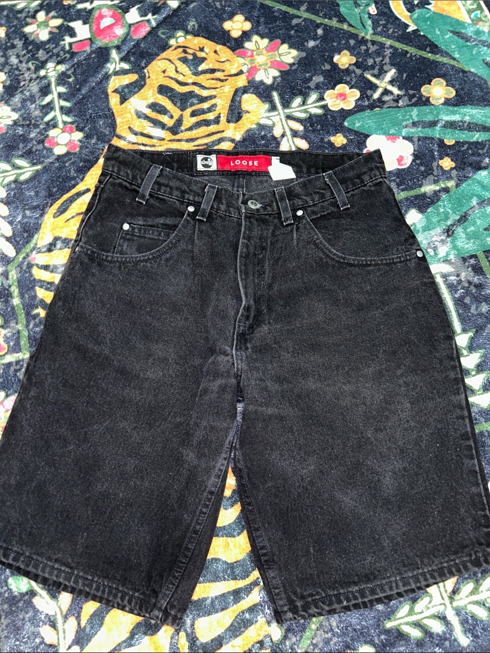 Levi's Vintage Black Loose-Fit Men's Denim Shorts
